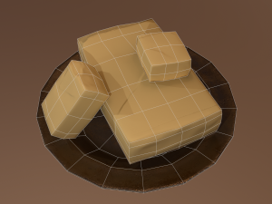Butter dish Modello 3D