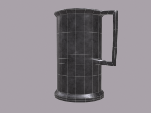 Medieval style metal cup 3D-Modell