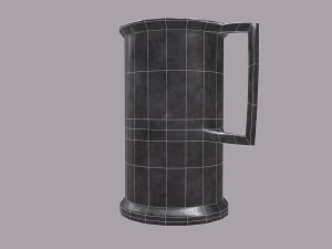 Medieval style metal cup 3D Model