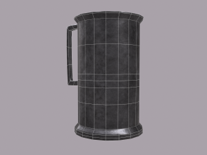 Medieval style metal cup 3D-Modell