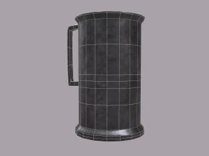 Medieval style metal cup 3D Model