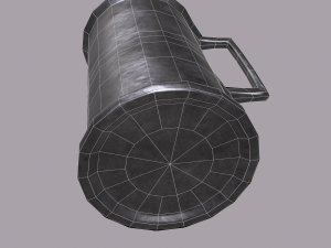 Medieval style metal cup 3D-Modell