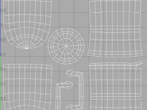 Medieval style metal cup 3D Model
