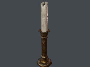 Candle stick Modello 3D