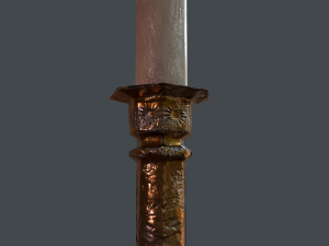 Candle stick Modello 3D