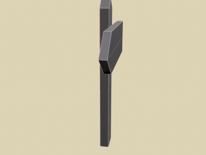 Little wood sign post 3D Model