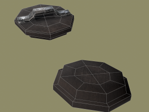 Medieval 2 hole toilet 3D Model