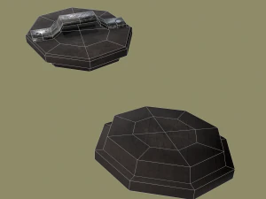 Medieval 2 hole toilet 3D Model