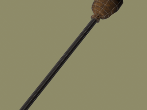 Medieval 2 hole toilet 3D Model