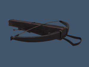 Cross bow and bolt 3D 모델