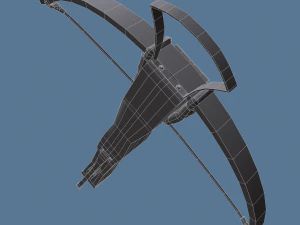 Cross bow and bolt 3D Model