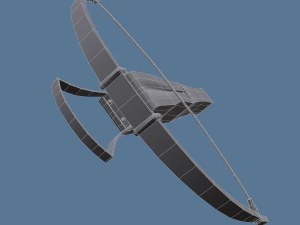Cross bow and bolt 3D Model