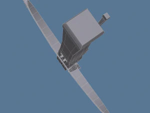 Cross bow and bolt 3D Model