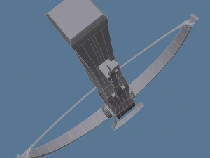 Cross bow and bolt 3D Model