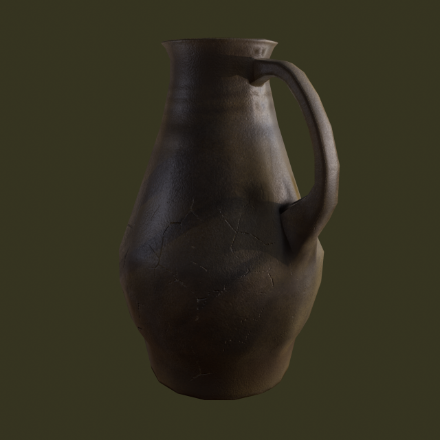 Medieval jug 3Dモデル .c4d .max .obj .3ds .fbx .stl .blend 