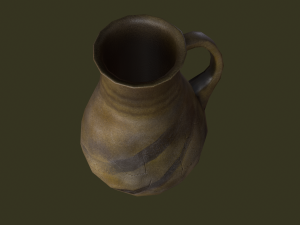 Medieval jug 3Dモデル