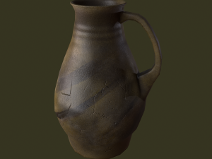 Medieval jug 3Dモデル