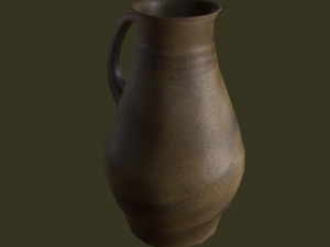 Medieval jug 3Dモデル