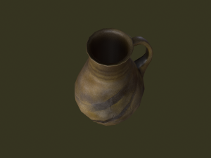 Medieval jug 3Dモデル