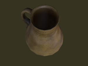 Medieval jug 3Dモデル