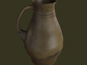 Medieval jug 3Dモデル