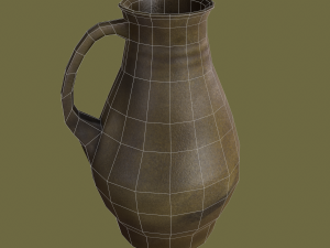 Medieval jug 3Dモデル