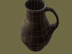 Medieval jug 3Dモデル