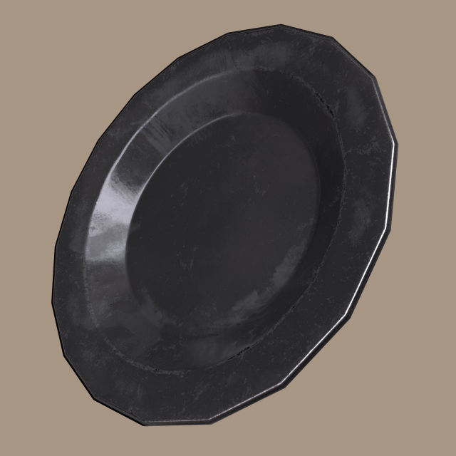 metal plate Modelo 3D .c4d .max .obj .3ds .fbx .stl .blend 