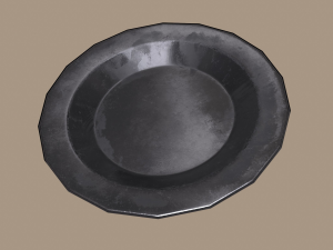 metal plate Modelo 3D