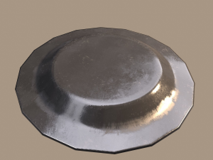 metal plate Modelo 3D