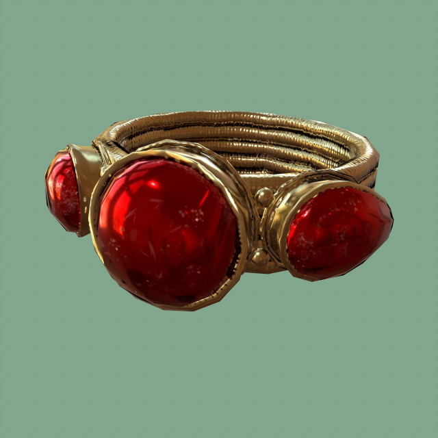Medieval ring 3D मॉडल .c4d .max .obj .3ds .fbx .stl .blend 
