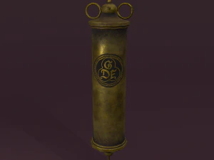 ビンテージ中世の医療注射器 3Dモデル