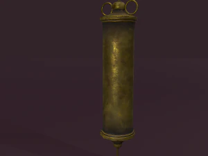 Vintage medieval medical syringe 3D Model