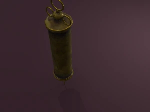 Vintage medieval medical syringe 3D Model