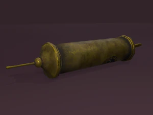 Vintage medieval medical syringe 3D Model