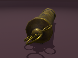 Vintage medieval medical syringe Model 3D