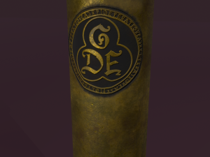Vintage medieval medical syringe Model 3D
