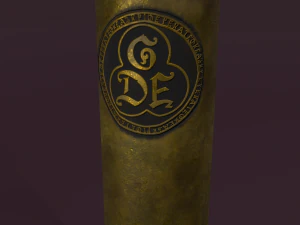 Vintage medieval medical syringe 3D Model