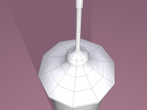 Vintage medieval medical syringe Model 3D