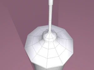 Vintage medieval medical syringe 3D Model