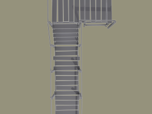 wooden walkway Modello 3D
