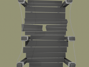 dock 2 piece modular 3D Model