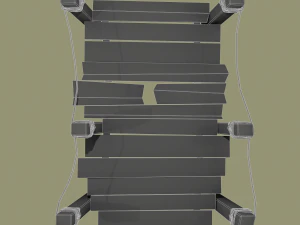 dock 2 piece modular 3D Model