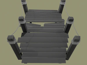 dock 2 piece modular 3D Model