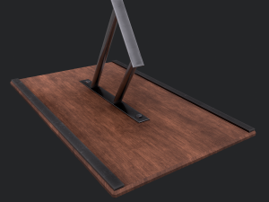 trophy stand Modelo 3D