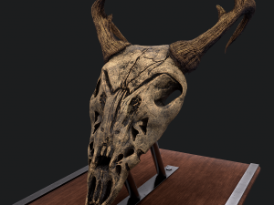 Ram skull mask decoration 3Dモデル