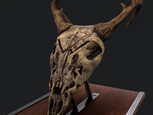 Ram skull mask decoration 3D Model