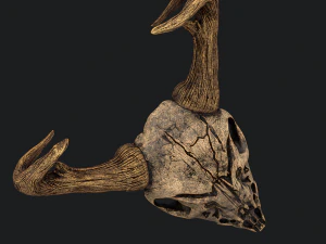 Ram skull mask decoration 3D Model