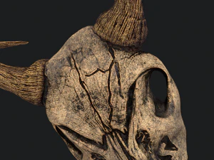 Ram skull mask decoration 3D Model