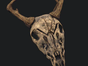 Ram skull mask decoration 3D Model